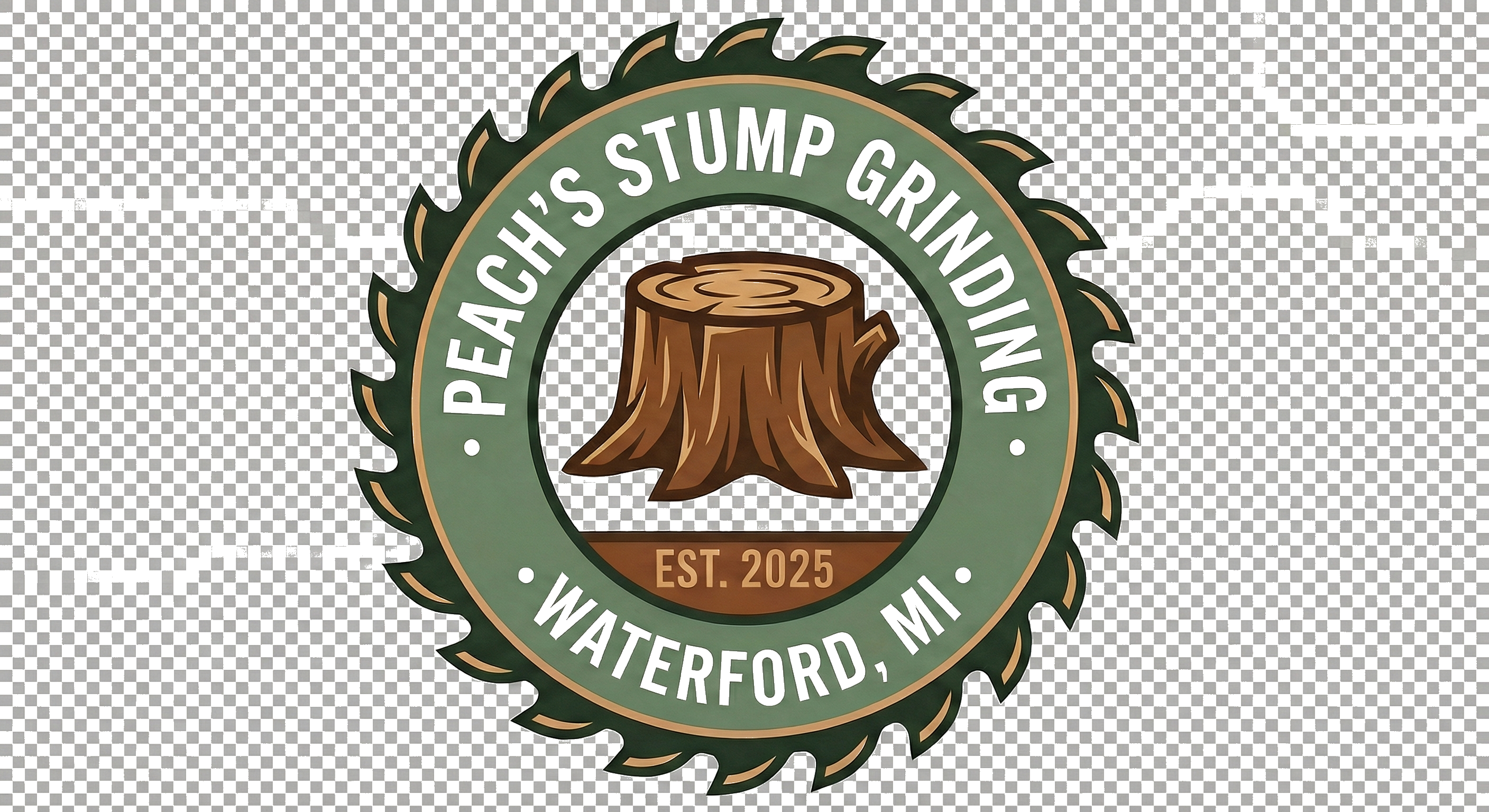 Peach's Stump Grinding logo